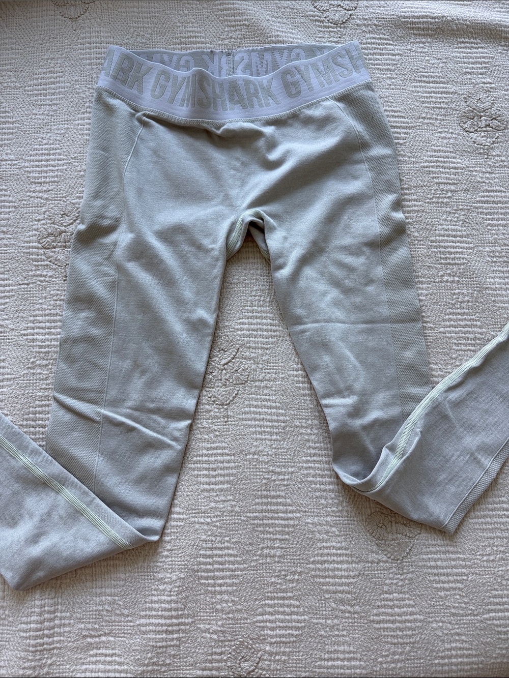 Gymshark Women's Pale Green Activewear Leggings